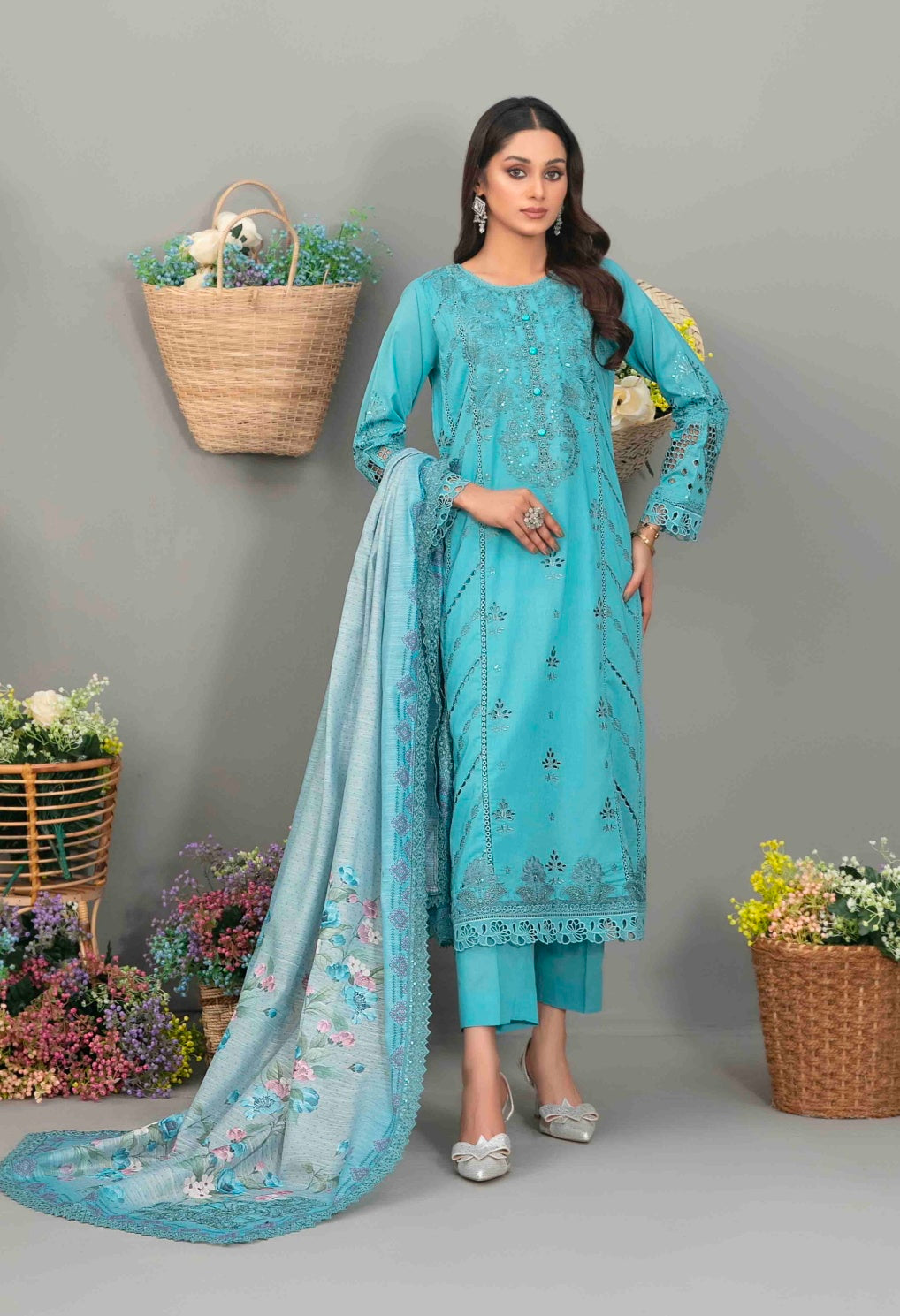 Semi-stitched Lawn | NG02