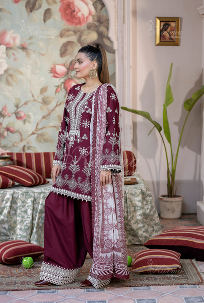Dil E Aara | Karma Collection | Berry