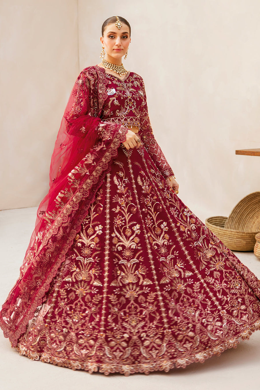 RAMSHA LUXURY WEDDING COLLECTION | HB-405 | UNSTITCHED
