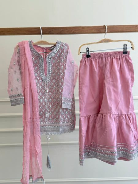 3 Piece Embroidered Organza Suit | MKD-EF 11001