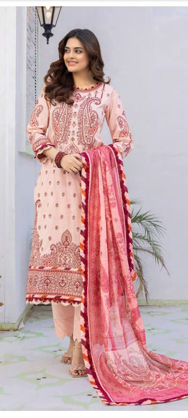 GUL ADHAR STITCHED LAWN | GA016