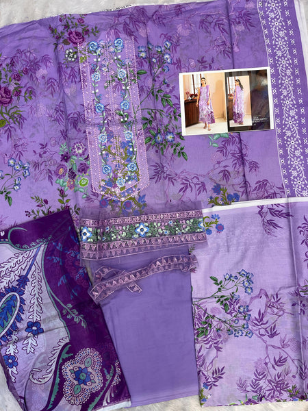 Embroidered Lawn Suit | GLB2506