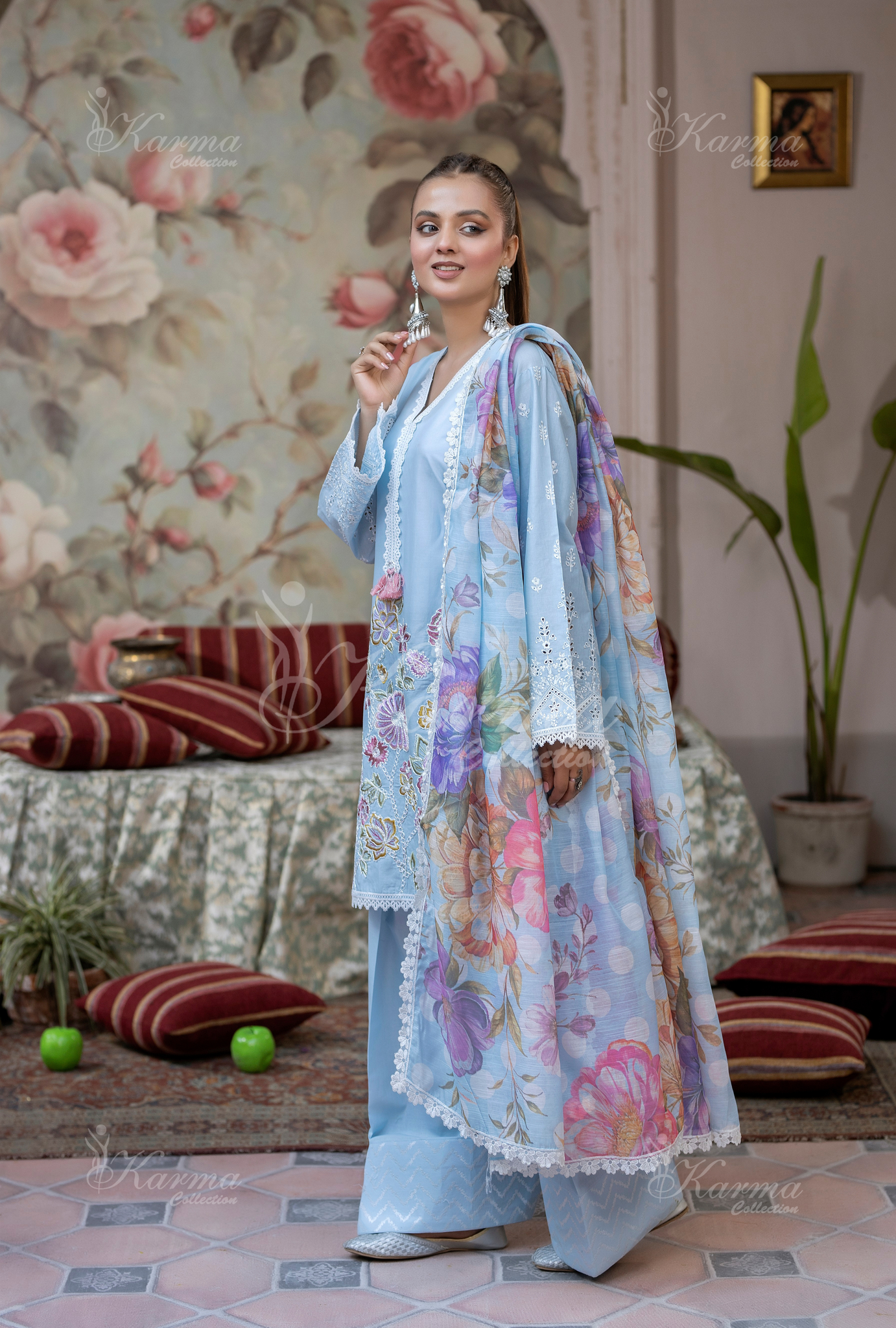 Dil E Aara | Karma Collection | SKY BLUE