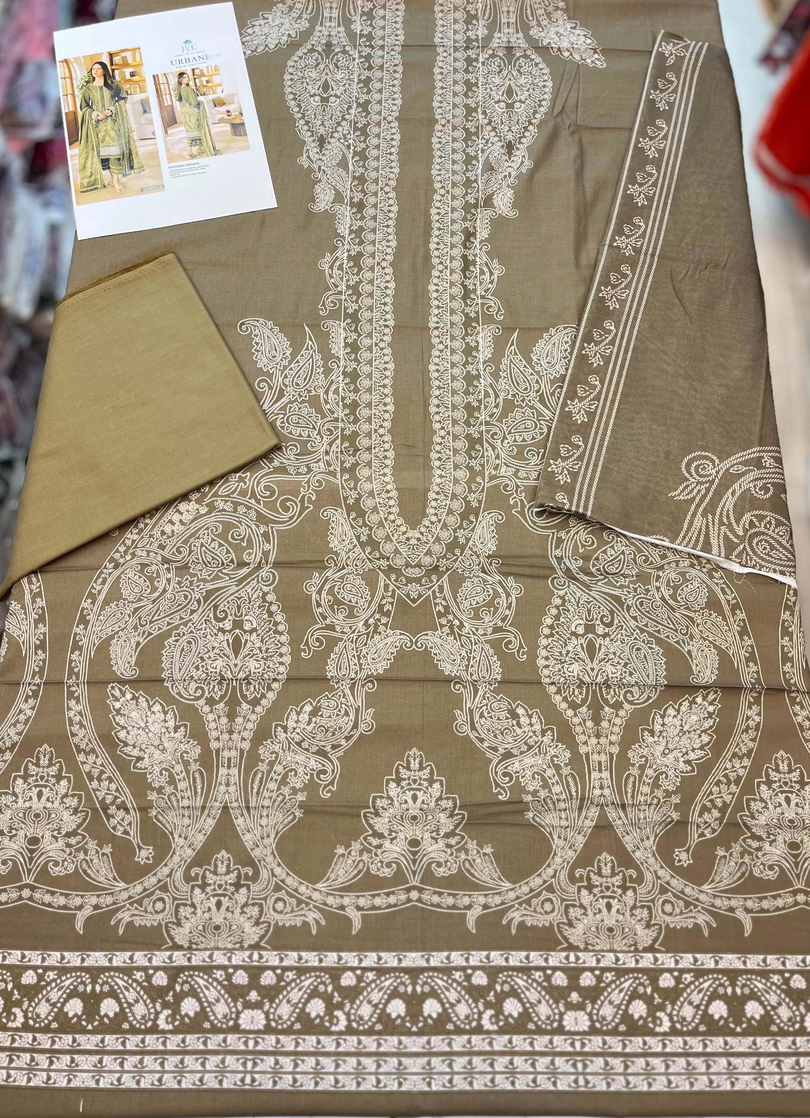 Jade Urban Premium Lawn Prints | JD - 13