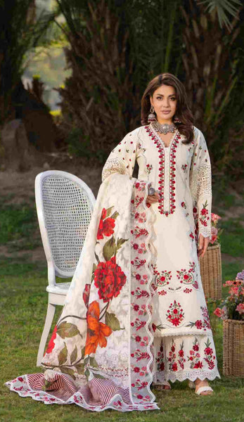 Chaand Raat Luxury Lawn | Swan Petal