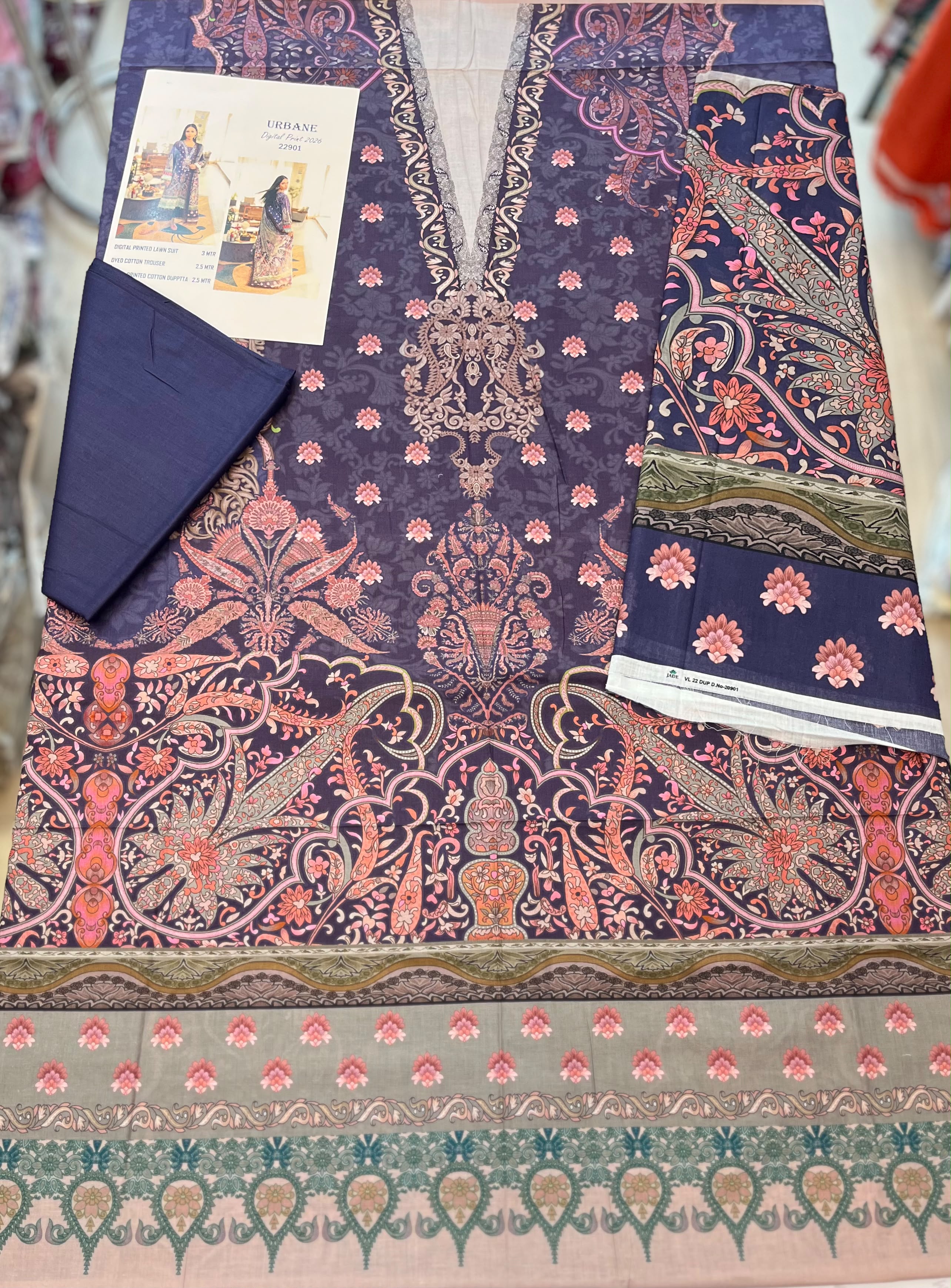 Jade Urban Premium Lawn Prints | JD - 19
