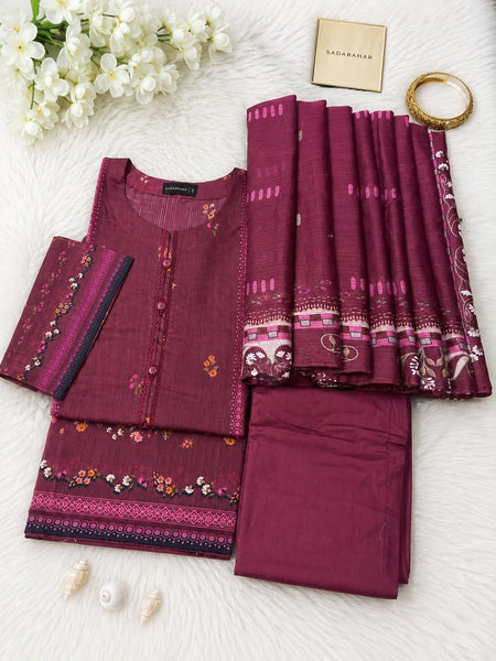 Sadabahar Printed Lawn 7