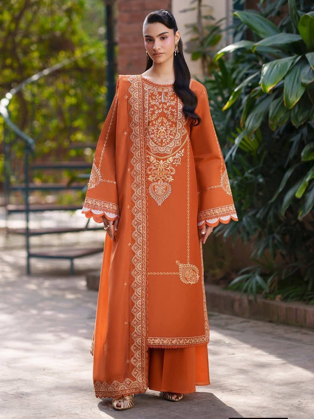 Fiona Mahnur Unstitched Embroidered Lawn 02