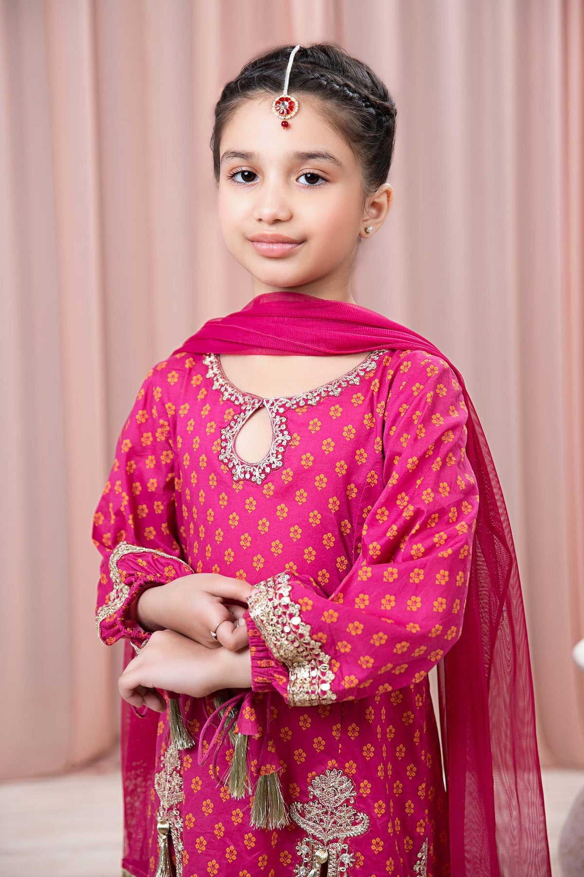 3 Piece Suit Hot Pink | MKD-EF24-15