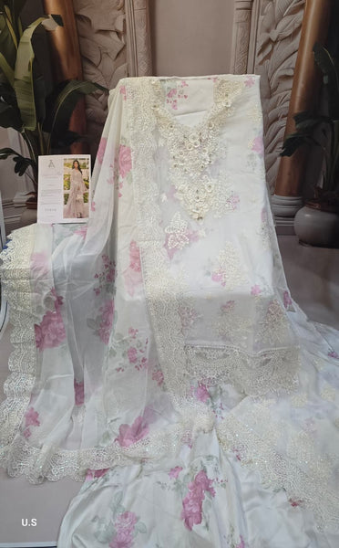 Semi-stitched Chiffon | Mehroz