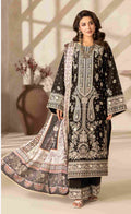 Ferisha Luxury Lawn | Ebony Noir