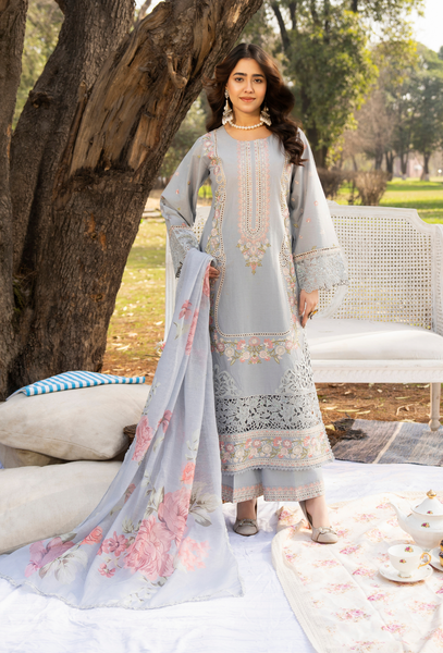 Haya Luxury Lawn | Ice Blue