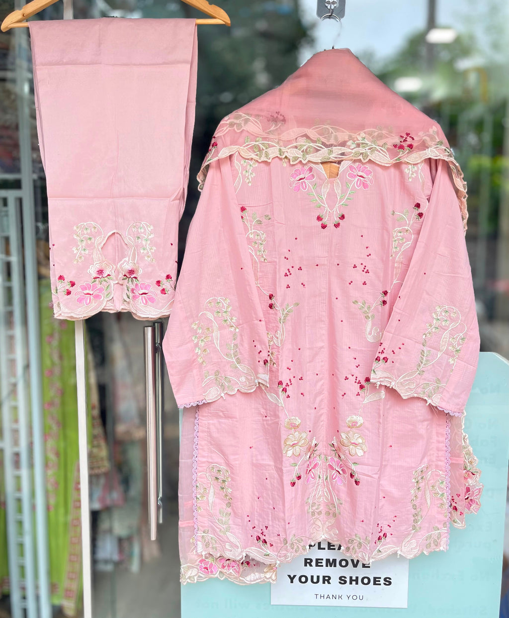 Gulbahar Co-ord Set | Pastel Pink