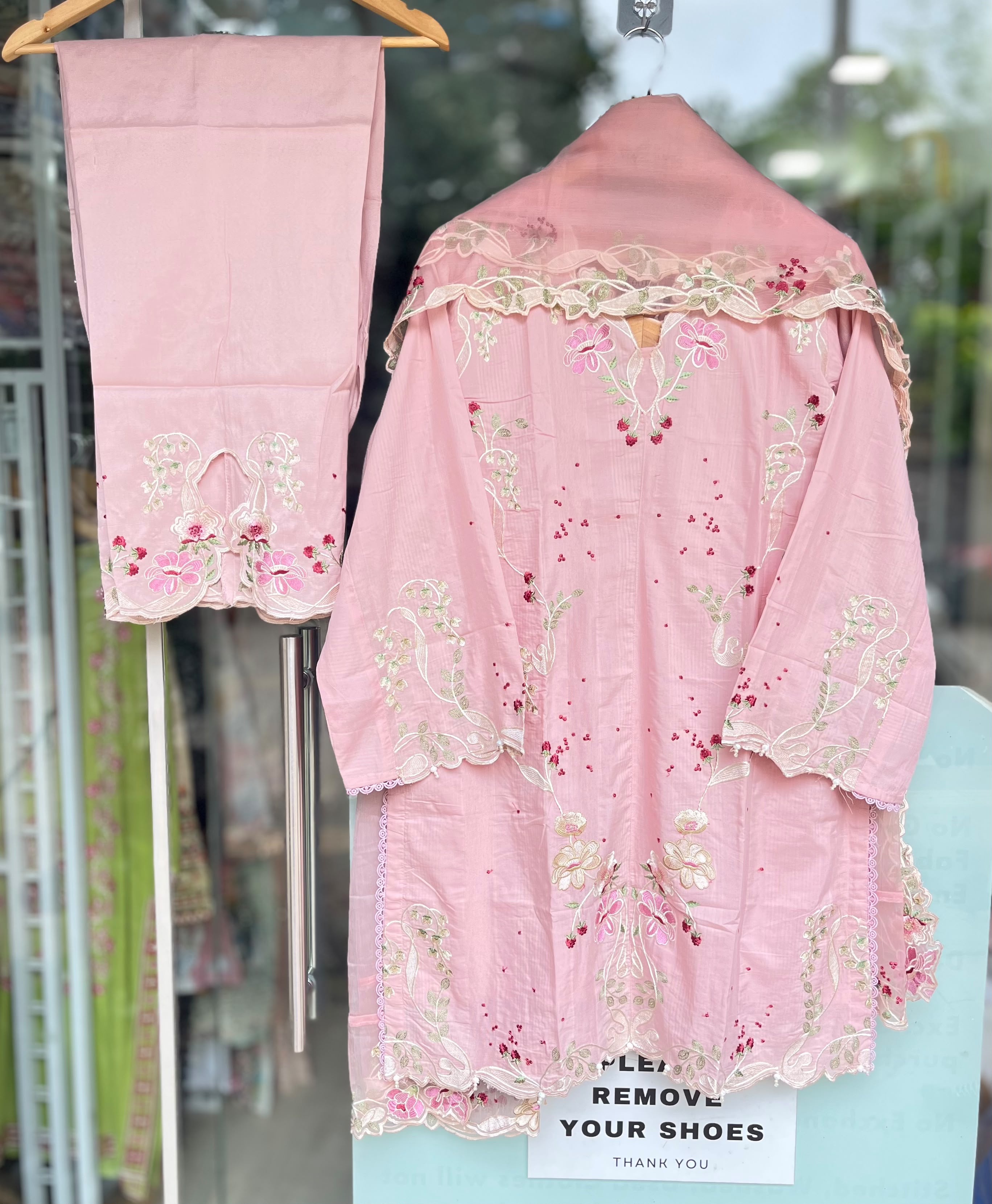 Gulbahar Co-ord Set | Pastel Pink