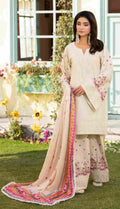 Ferisha Luxury Lawn | Antique Pearl