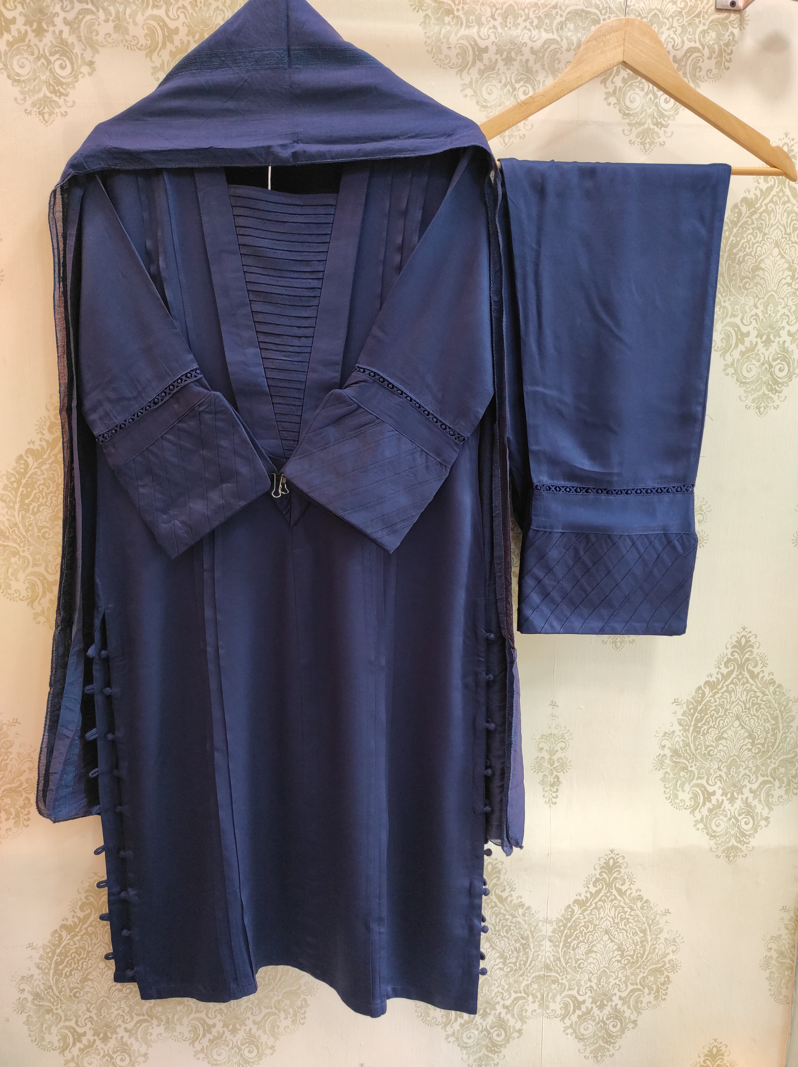 LUXE MODEST CO-ORD SET | NAVY BLUE