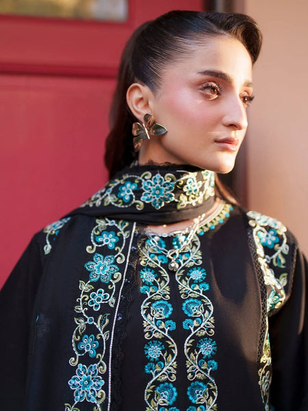 Fiona Mahnur Unstitched Embroidered Lawn 011