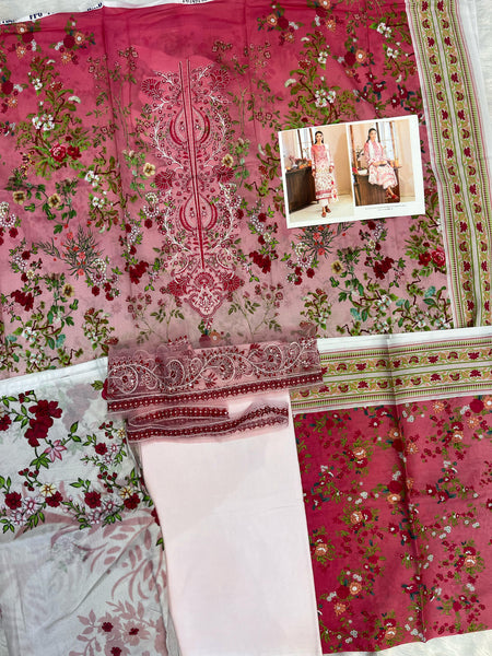 Embroidered Lawn Suit | GLB2505