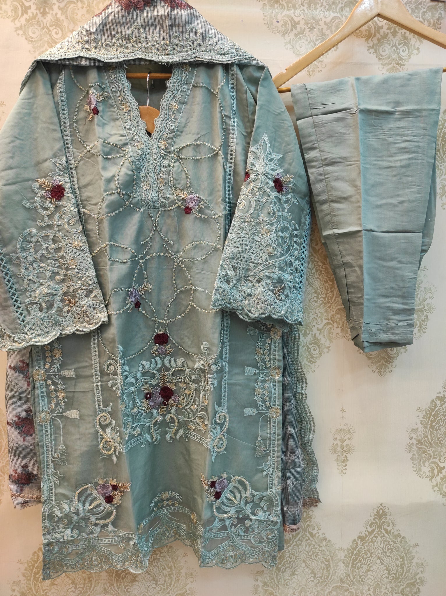 Organza party wear 5