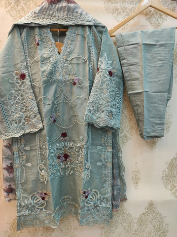 Organza party wear 5