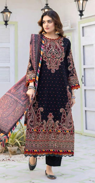 GUL ADHAR STITCHED LAWN | GA013