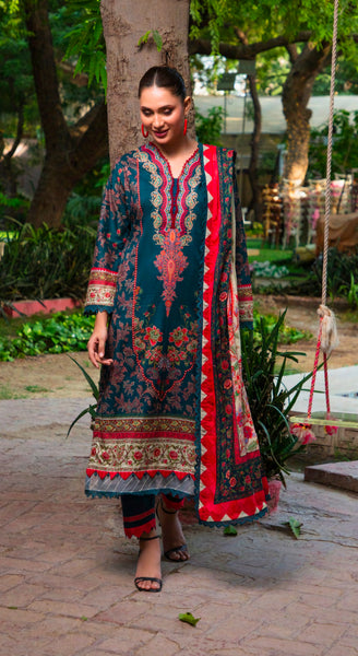GUL ADHAR STITCHED LAWN | GA009