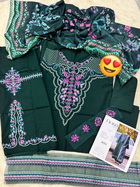 Fiona Mahnur Unstitched Embroidered Lawn 08