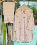 Gulbahar Co-ord Set | Soft Nude
