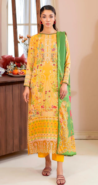 Embroidered Lawn Suit | GLB2509