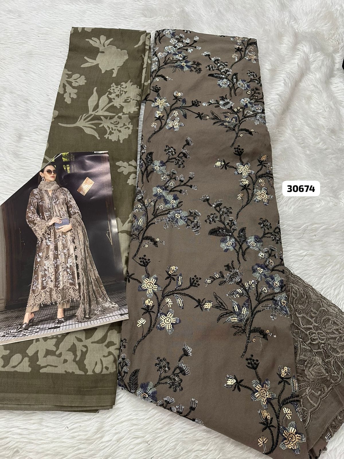 Embroidered Rayon | D.no.1004