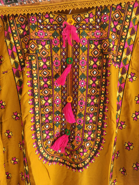 Gulnaar Farshi Set | Mustard