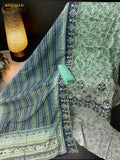 Bin Saeed Embroidered Lawn Collection | Sea Green & Blue