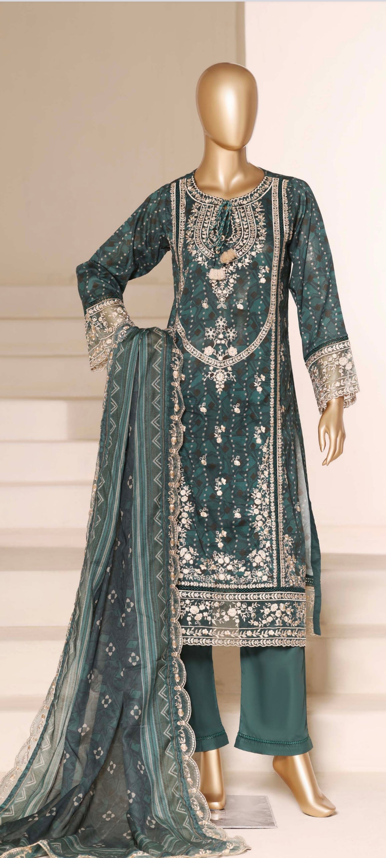 SADABAHAR SIGNATURE EMBROIDERED LAWN | D.no.003