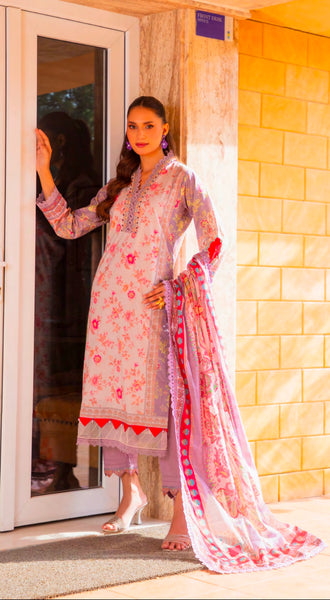 GUL ADHAR STITCHED LAWN | GA005