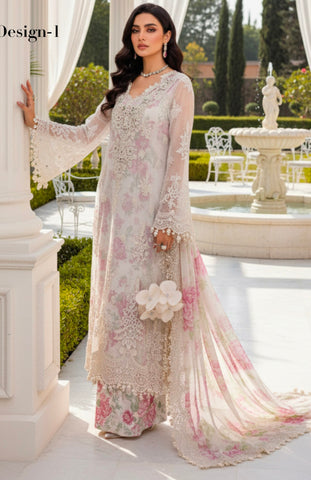 Semi-stitched Chiffon | Mehroz