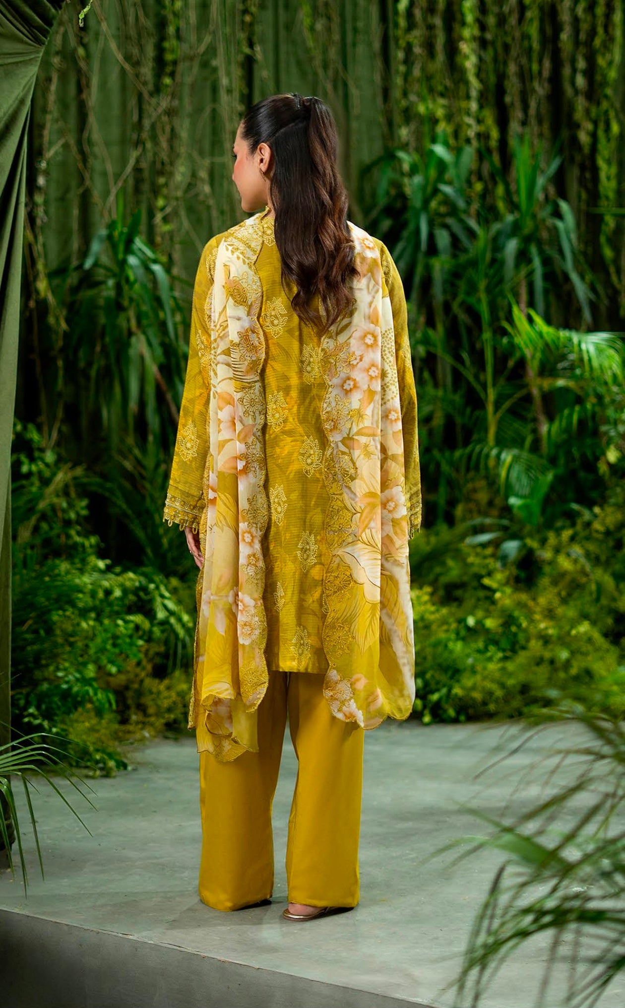 3 PC UN-STITCHED SHIRT TROUSER & DUPPATA - GMIS2512A4