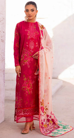 Embroidered Lawn Suit | GZ2508A7