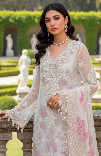 Semi-stitched Chiffon | Mehroz