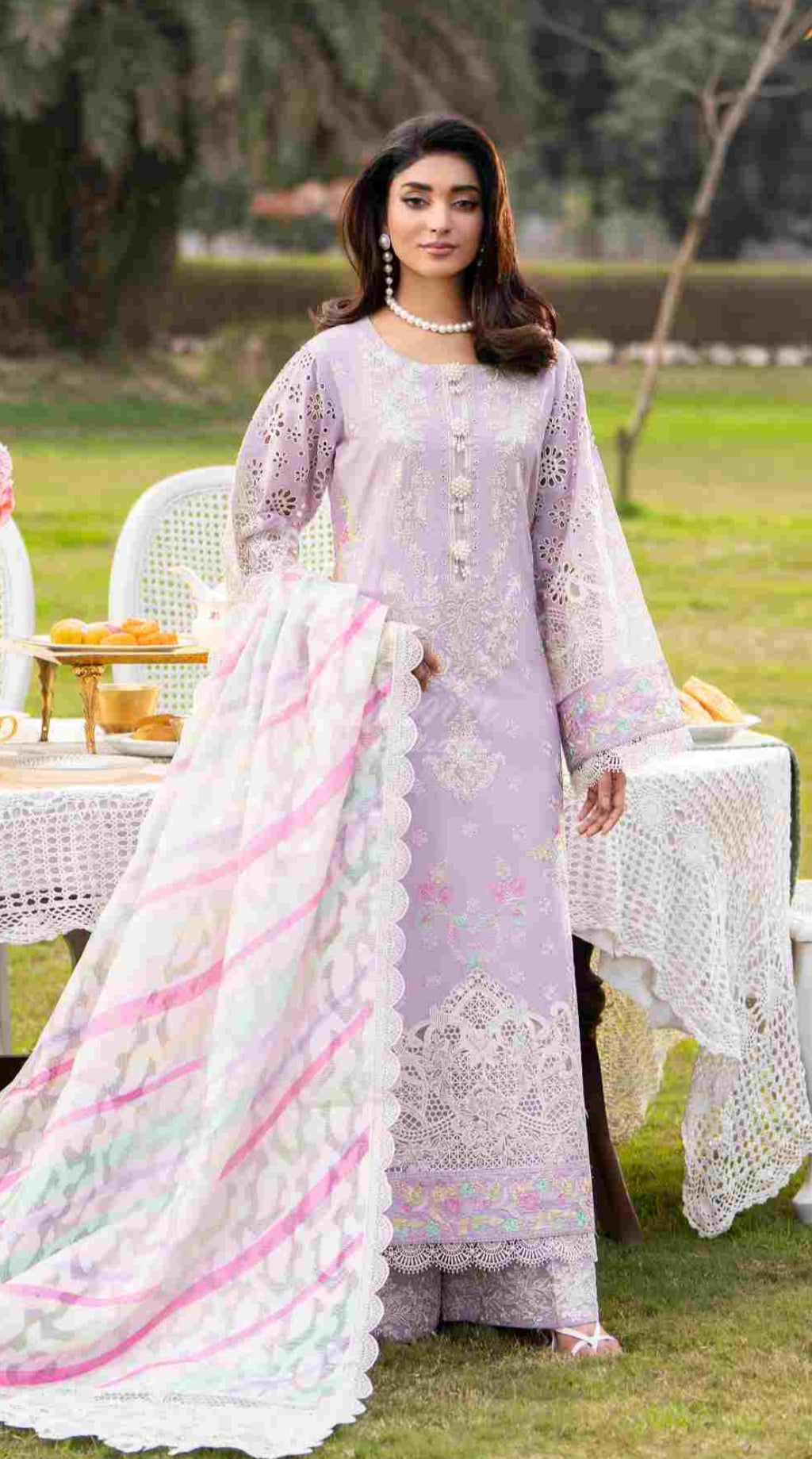 Chaand Raat Luxury Lawn | Wisteria