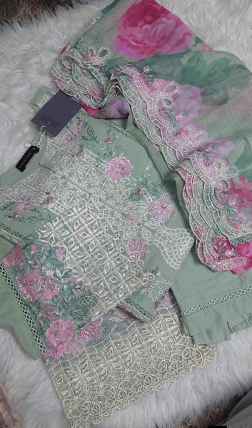 Sadabahar Festive Embroidered LUXURY LAWN D.No.006