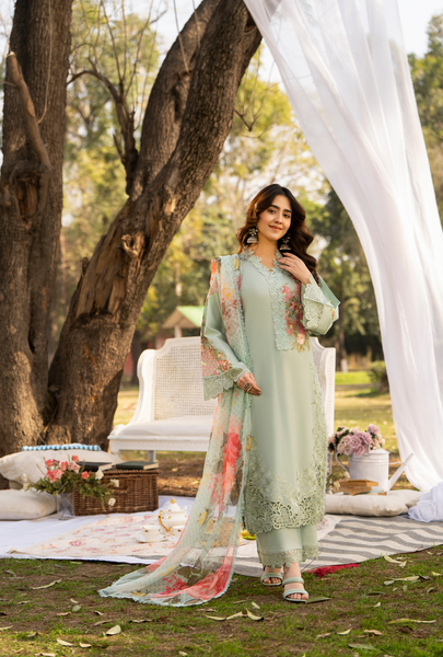 Haya Luxury Lawn | MINT GREEN