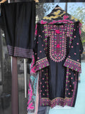 Classic Afghani Farshi Set (Black)