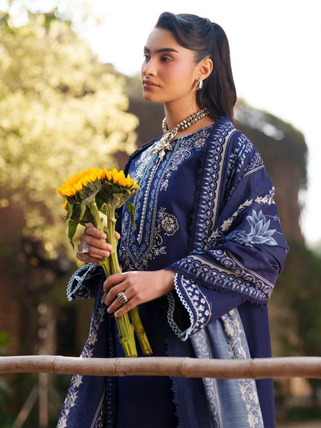 Fiona Mahnur Unstitched Embroidered Lawn 06