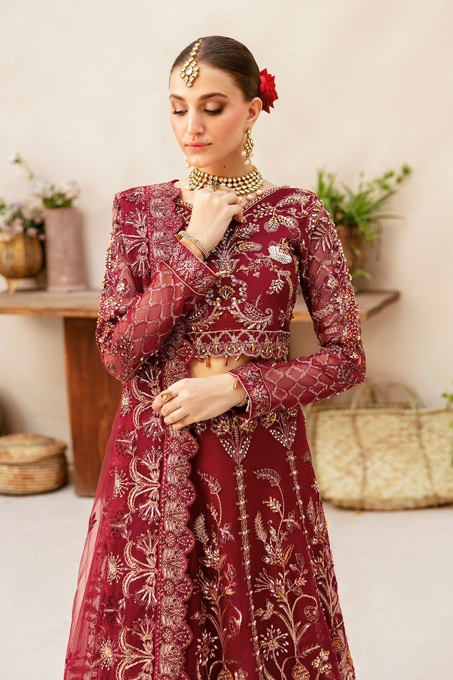 RAMSHA LUXURY WEDDING COLLECTION | HB-405 | UNSTITCHED