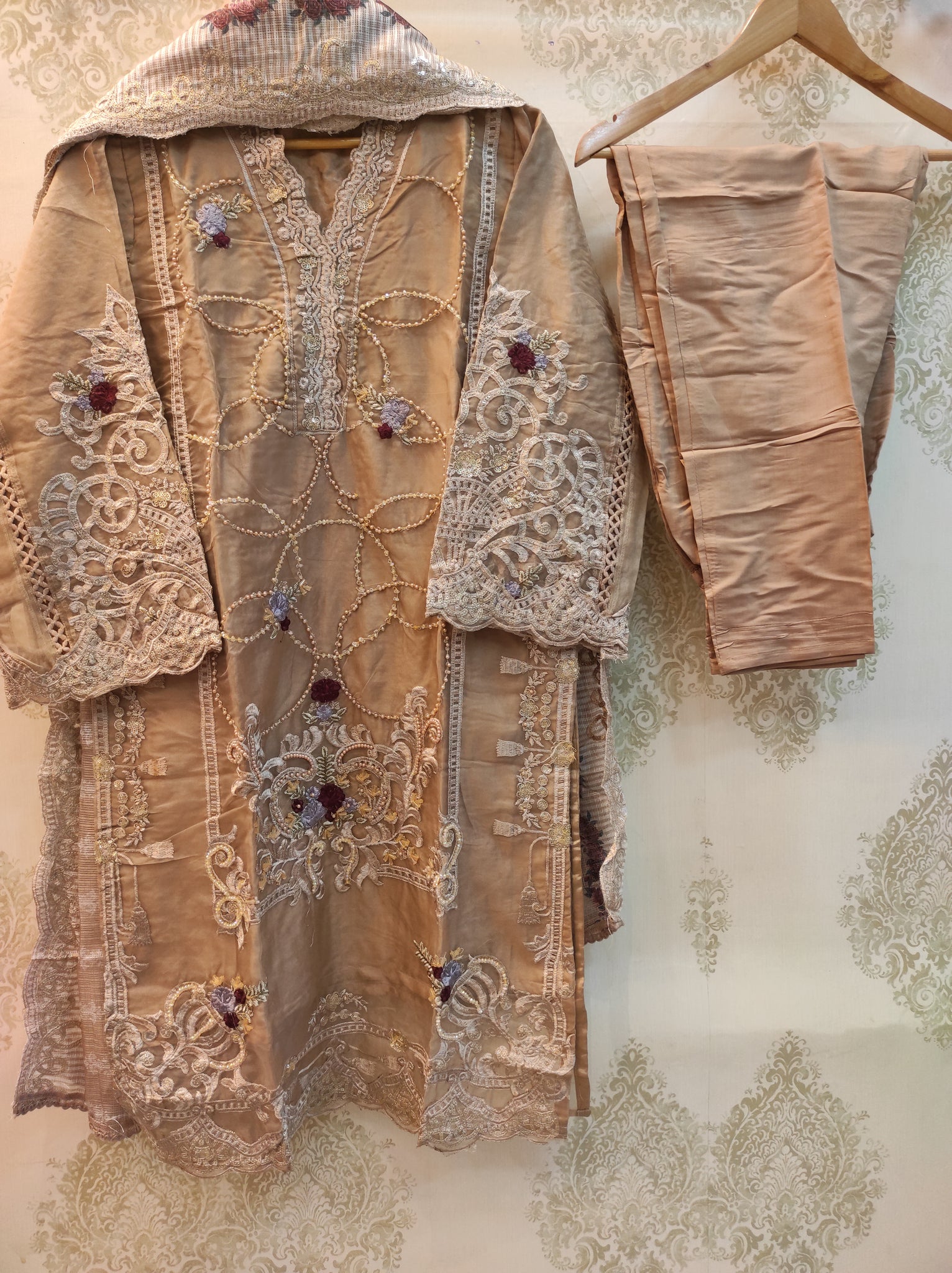 Organza party wear 7