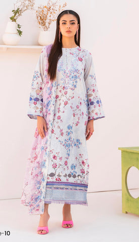 Embroidered Lawn Suit | GM003