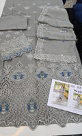 Seara Semi-stitched Lawn | D.no.005