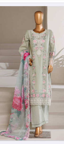 Sadabahar Festive Embroidered LUXURY LAWN D.No.006