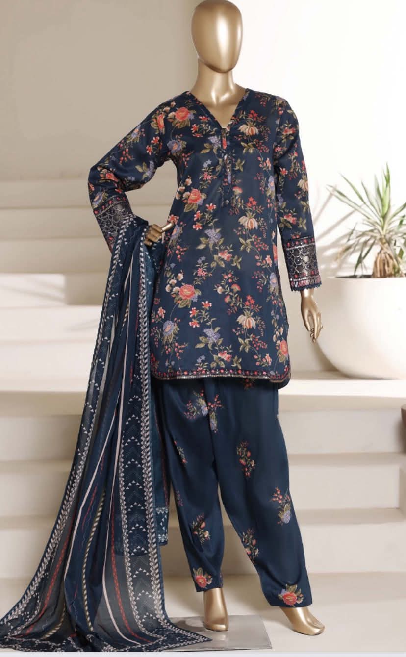 Sadabahar Malika Embroidered Lawn 003