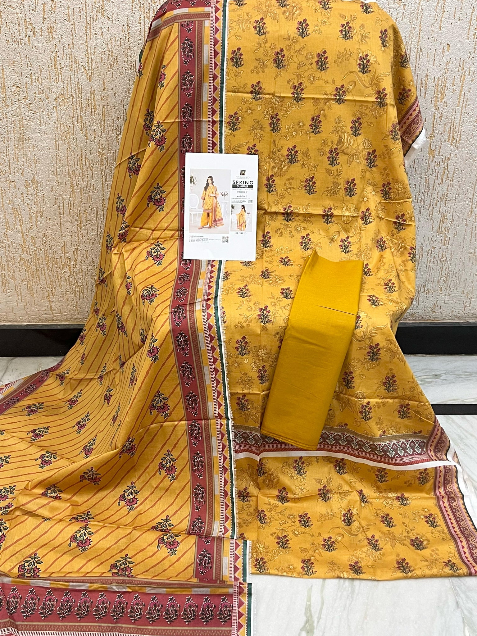 Mausummery Lawn Unstitched Collection | MARIGOLD